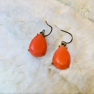 ✨Coral drop earrings✨